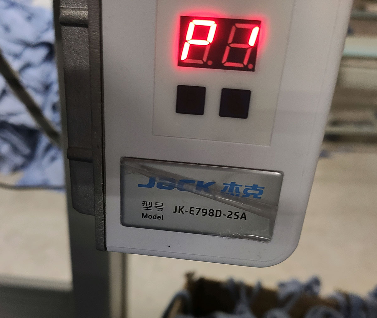 杰克JACK,JK-E798D-25A怎么調速度？
